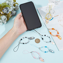 Glass & Resin Mobile Straps&nbsp;HJEW-BC00030