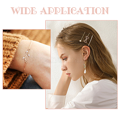 20Pcs 2 Colors Brass Micro Pave Cubic Zirconia Connector Charms&nbsp;KK-BBC0002-97