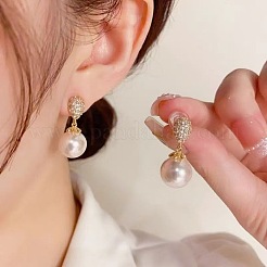 Alloy Rhinestone Teardrop Stud Earrings&nbsp;WG02693-01