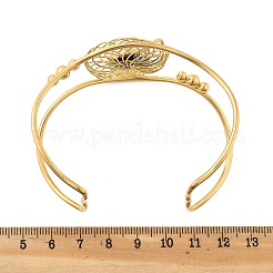 304 Stainless Steel Cuff Bangles for Women&nbsp;BJEW-Z091-05G-02