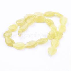 Natural Lemon Jade Beads Strands&nbsp;G-G683-12