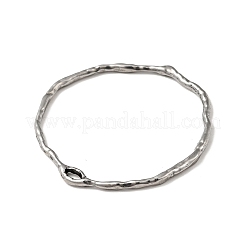 304ステンレスペンダント  リング  アンティークシルバー  36x35x1.5mm  穴：2x3mm&nbsp;X-STAS-G278-46AS
