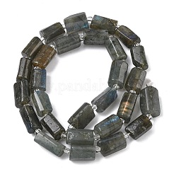 天然石ラブラドライトビーズ連売り  多面カット  コラム  シードビーズで  9.5~13x4.5~8x4~7.5mm  穴：0.8~1mm  約28~34個/連  15.35~15.94''（39~40.5センチメートル）&nbsp;G-C270-K19-02