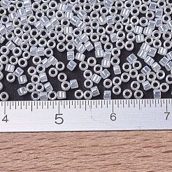 MIYUKIデリカビーズ小  シリンダー  日本製シードビーズ  15/0  （dbs0231)クリスタルセイロン  1.1x1.3mm  穴：0.7mm  約35000PCS /ボトル  10 G /ボトル&nbsp;SEED-JP0008-DBS0231