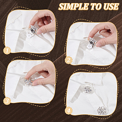 6Pcs Alloy Cufflinks & 10Pcs 4-Hole Plastic Buttons&nbsp;HJEW-GA00041