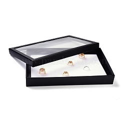 100 Slot Rectangle Cardboard Jewelry Ring Boxes&nbsp;RDIS-F004-01B
