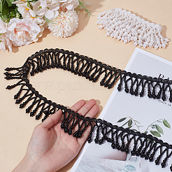 2Yards 2 Colors Polyester Fringe Trimming&nbsp;AJEW-AR0004-91