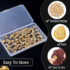 100Pcs Teardrop/Heart/Star Sew on Rhinestones&nbsp;GACR-TA0001-07G