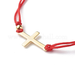 Adjustable Nylon Thread Slider Bracelets&nbsp;BJEW-JB06532-01