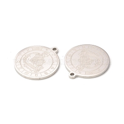 Non-Tarnish 304 Stainless Steel Pendants&nbsp;STAS-A074-03C-P