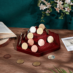 Wooden Coin Display Cases&nbsp;AJEW-WH0270-603