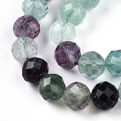 Natural Fluorite Beads Strands&nbsp;G-S345-8mm-31
