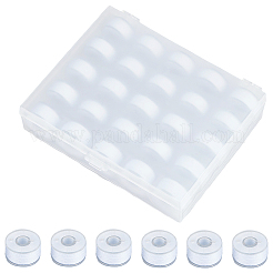 25Pcs Polyester Sewing Thread with Transparent Bobbin Box Sets&nbsp;SENE-WH20003-001B