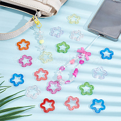 120Pcs Transparent Acrylic Beads&nbsp;MACR-UN0001-11