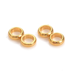 201 ステンレス鋼スペーサーバー  二重リング  数8形状  ゴールドカラー  8.8x4.5x1.7mm  穴：2.8mm&nbsp;STAS-I150-06B-G
