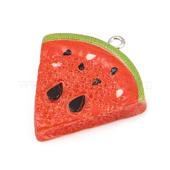 Opaque Resin Imitation Fruit Pendants&nbsp;RE-CBA3138-01B-P