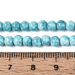 Baking Paint Glass Beads Strands&nbsp;X-DGLA-N016-4mm-08