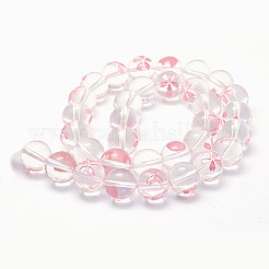 Grade A Natural Quartz Crystal Beads Strands&nbsp;G-K285-30-12mm