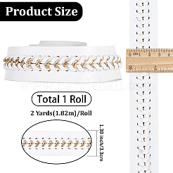 2 Yards Flat PU Imitation Leather Cords&nbsp;OCOR-CL0001-08A