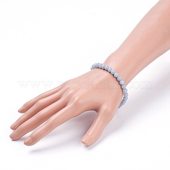 Natural Angelite Stretch Bracelets&nbsp;BJEW-JB03738-05