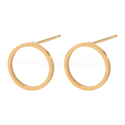 316 Stainless Steel Stud Earrings&nbsp;X-EJEW-D339-05G
