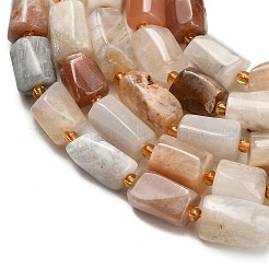 Natural Multi-Moonstone Beads Strands&nbsp;G-H329-A01-01