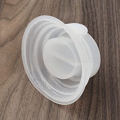 ヘビ DIY シリコン キャンドルスティック 型  レジン型  UVレジン用  エポキシ樹脂工芸品作り  ホワイト  100x44.5mm  内径：56x53mm&nbsp;LS-SIMO-G010-03