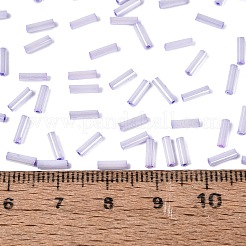 FGB Grade A Glass Round Bugle Beads&nbsp;SEED-Q040-06A-07