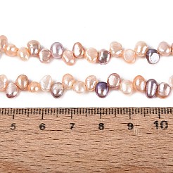 Natural Cultured Freshwater Pearl Beads Strands&nbsp;PEAR-N014-04P