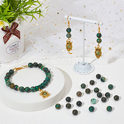 2 Strands Natural African Turquoise(Jasper) Beads Strands&nbsp;TURQ-NB0001-23