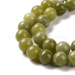 天然中国南部翡翠ビーズ連売り  ラウンド  8~8.5mm  穴：1mm  約45~47個/連  15インチ&nbsp;G-T055-8mm-15