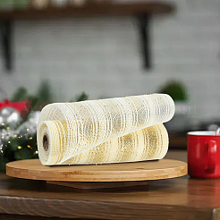 Polyester Decorative Mesh Ribbon for Christmas Trees&nbsp;SIL-WH20025-050D