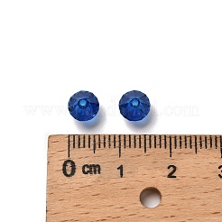 プレシオサ®クリスタルビーズ  チェコクリスタル  双円錐形(451 69 302 ロンデル)  60310 カプリブルー  6mm  穴：1mm&nbsp;Y-PRC-BA6-60310