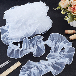 1Pc Organza Pleated Lace Trim Ribbon&nbsp;OCOR-HY0001-33B
