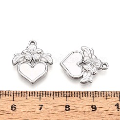 304 Stainless Steel Pendant Cabochon Settings&nbsp;STAS-T067-04P