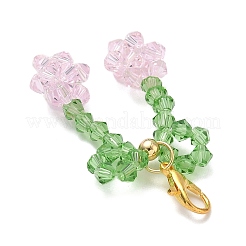 Cherry Glass Imitation Austrian Crystal Pendants Decorations&nbsp;HJEW-JM04058-03