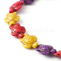 Synthetic Turquoise Beads Strands&nbsp;G-YW0001-50B