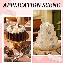 誕生日テーマミラー効果アクリルバースデーカップケーキインサートカードデコレーション21個  ケーキトッパー  ハッピーバースデーの文字が書かれた蝶  ゴールド  43.5x54.5x1.5mm&nbsp;AJEW-SP0001-73B