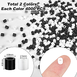 8000Pcs 2 Colors Plastic DIY Melty Beads Fuse Beads&nbsp;DIY-GA0009-56