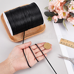 130M Nylon Rattail Satin Cord&nbsp;NWIR-WH0005-12C