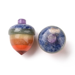 Chakra Gemstone Acorn Display Decorations&nbsp;G-G864-02