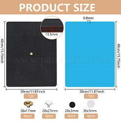 樹脂クラフトツールセット1セット  シリコンプレースマット1枚  長方形  400x300x13.5mm&nbsp;AJEW-BC0013-77