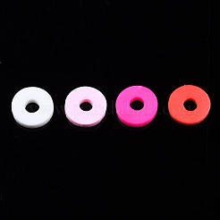 Handmade Polymer Clay Beads Strands&nbsp;CLAY-R089-6mm-T02B-10