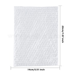 プラスチックバブルアウトバッグ  バブルクッションラップポーチ  包装袋  透明  20x14cm&nbsp;ABAG-R017-14x20-01