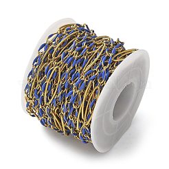 304 Stainless Steel Enamel Link Chains&nbsp;CHS-U003-01G-13