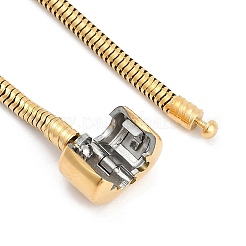 304 Stainless Steel Snake Chain Bracelets for Women Men&nbsp;BJEW-M052-01G