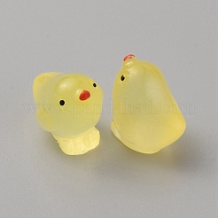 Luminous Resin Chick Display Decoration&nbsp;RESI-WH0038-10A