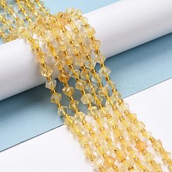 Heated Natural Citrine Beads Strands&nbsp;G-P463-11
