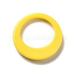 樹脂連結リング  丸いリング  きいろ  35x5mm  内径：24mm&nbsp;LS-RESI-C028-01C
