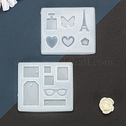 4Pcs 2 Style Pendant Silicone Molds&nbsp;DIY-LS0003-26